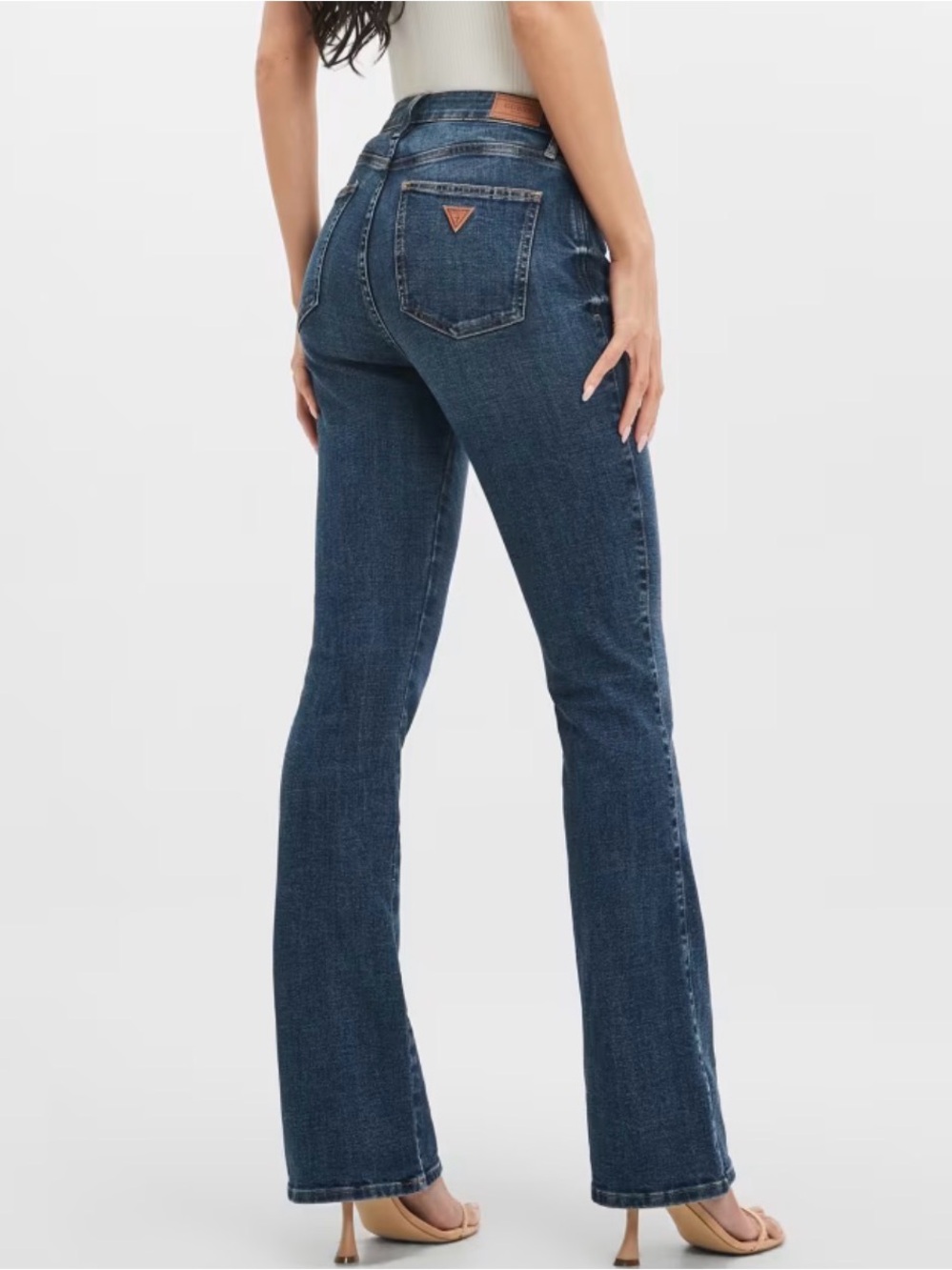 GUESS Low Rise Straight Jeans | Grace Fit Y2K Blue Denim Size 31